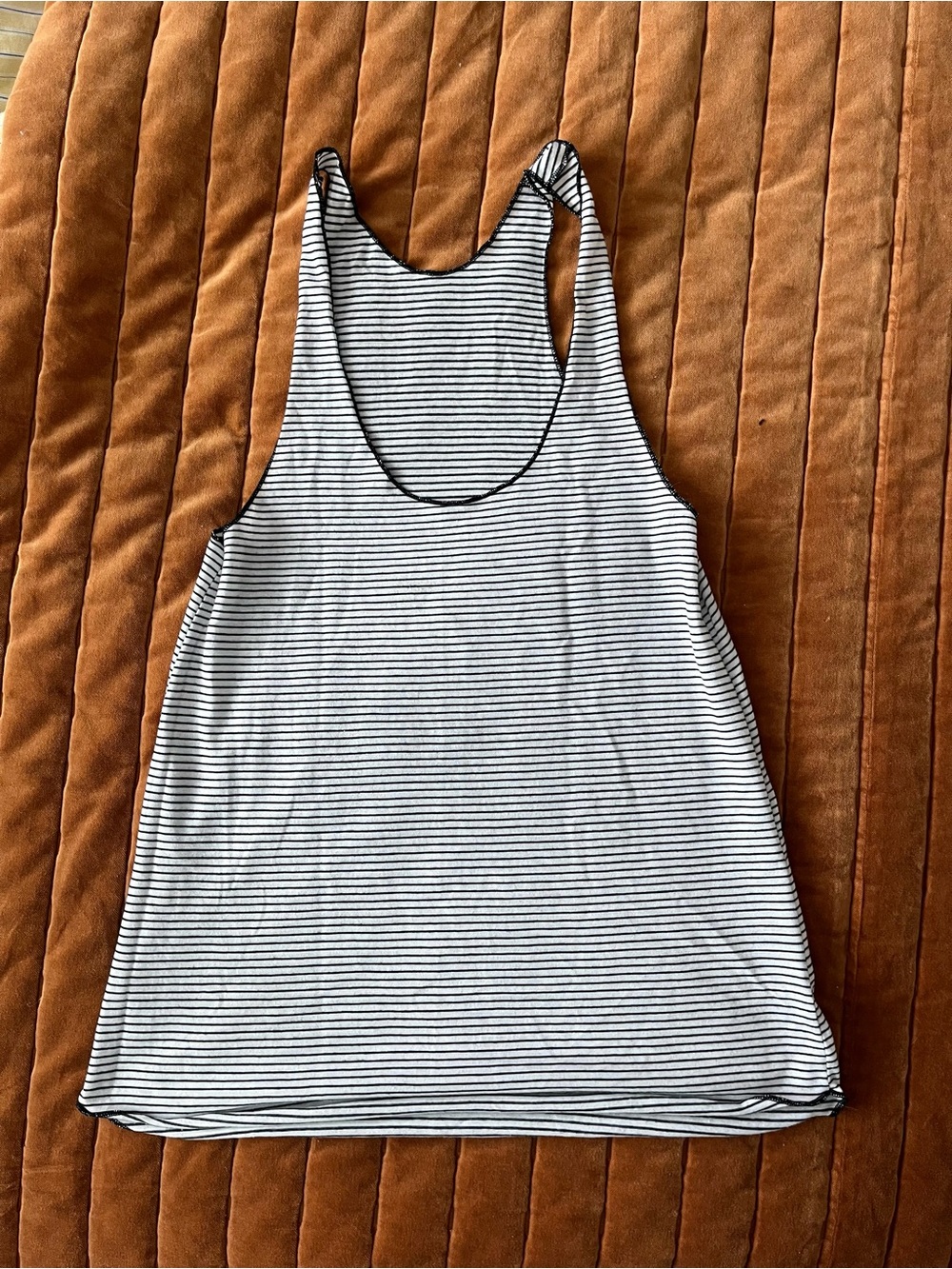 NWOT American Apparel striped racerback Tank Top